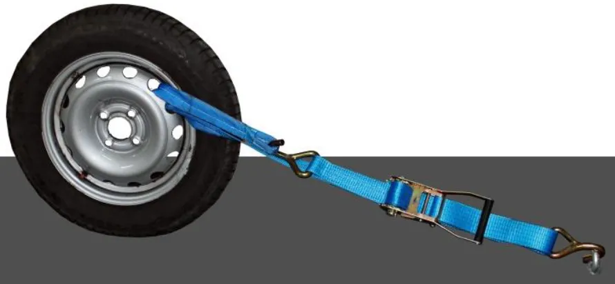 PKW Spanngurt durch Felge 50mm