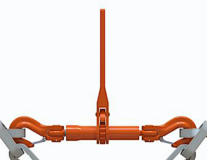 Ratschenlastspanner LC10000daN für textile Zurrkette
